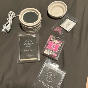 Glade Wax Melts Air Freshener Electric Corded Flameless Warmer Used No Box